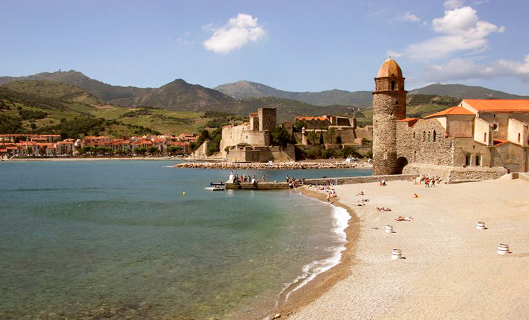 Le château Royal de Collioure sur la côte Vermeille