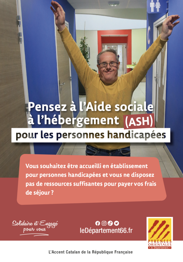 Pensez à l’Aide sociale à l’hébergement (ASH) pour les personnes handicapées 