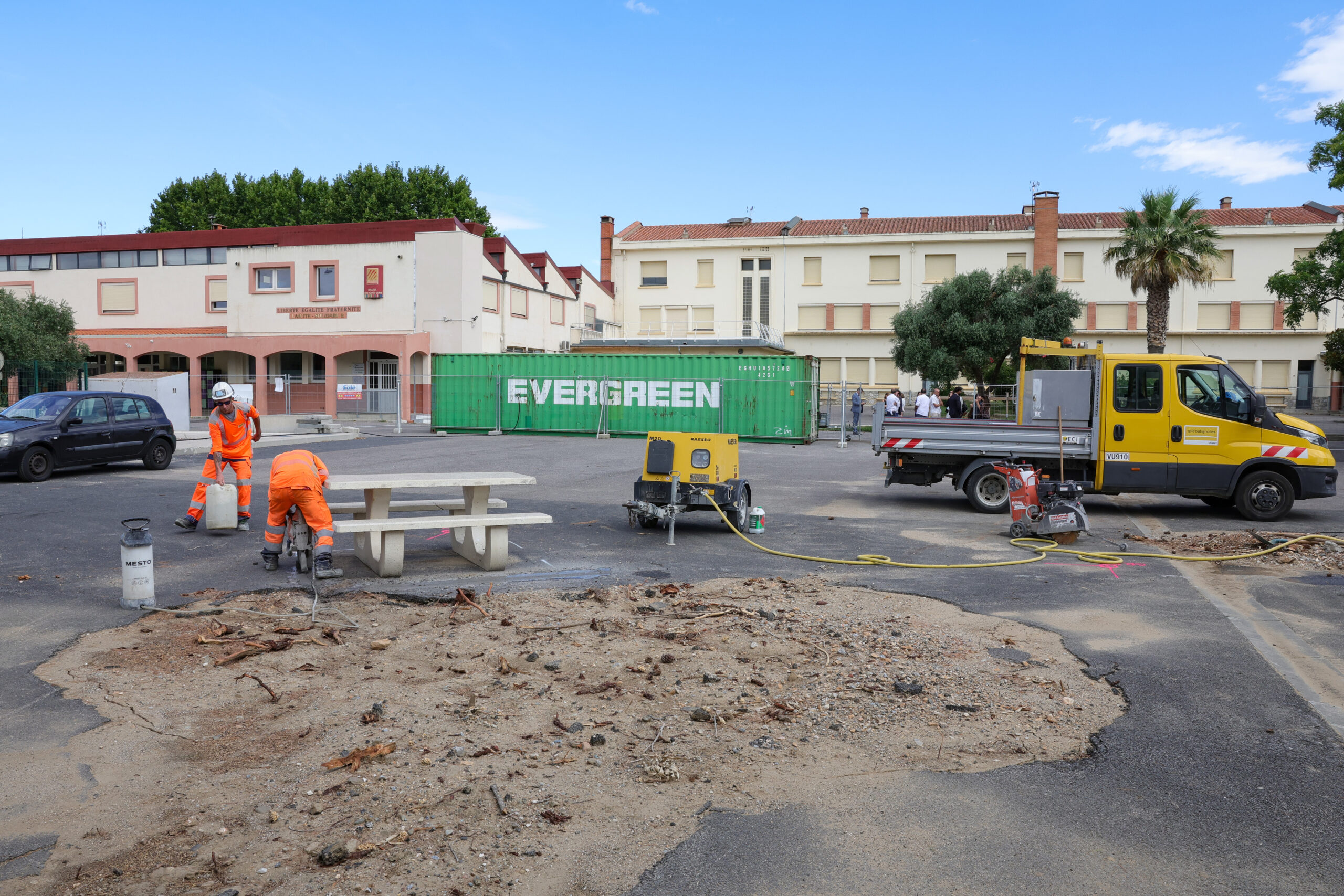 Conférence de presse de présentation des travaux d'été dans